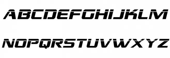 Grand National Laser Italic Fonte MAIÚSCULAS