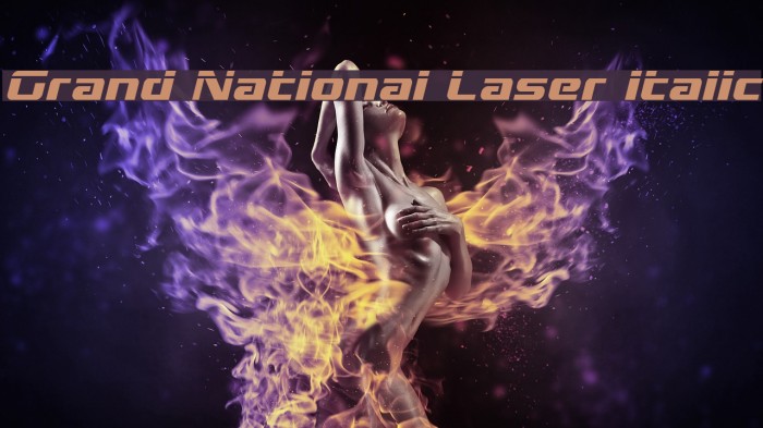 Grand National Laser Italic Example 2