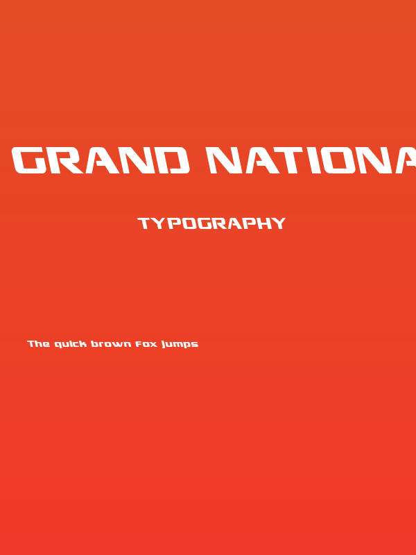 Grand National Leftalic Poster