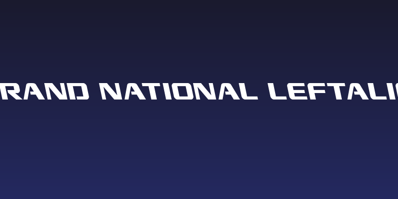 Grand National Leftalic Social Header