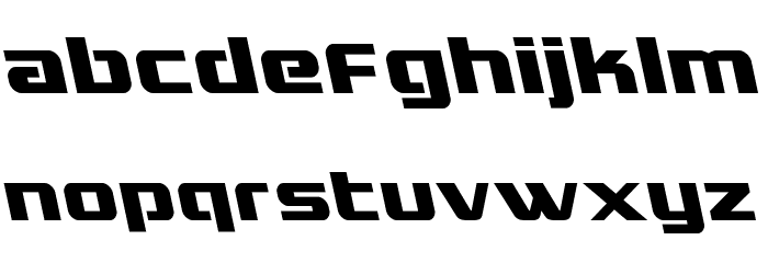 Grand National Leftalic Font LOWERCASE