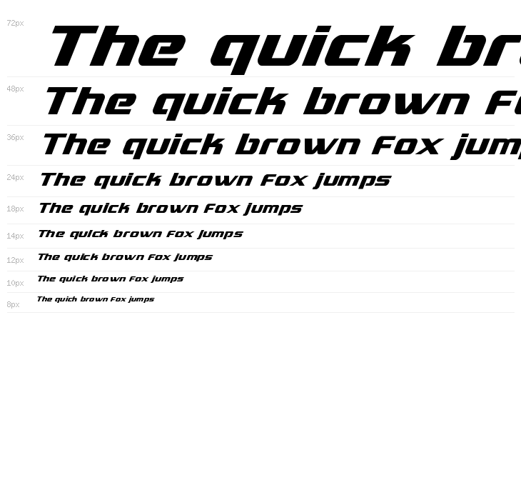 Grand National Super-Italic Waterfall