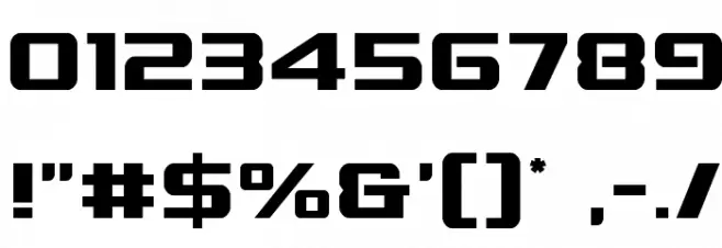 Grand National Font OTHER CHARS