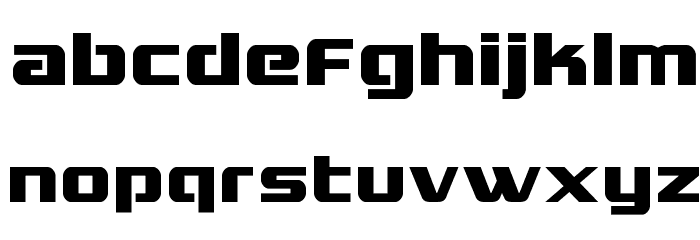 Grand National Font LOWERCASE