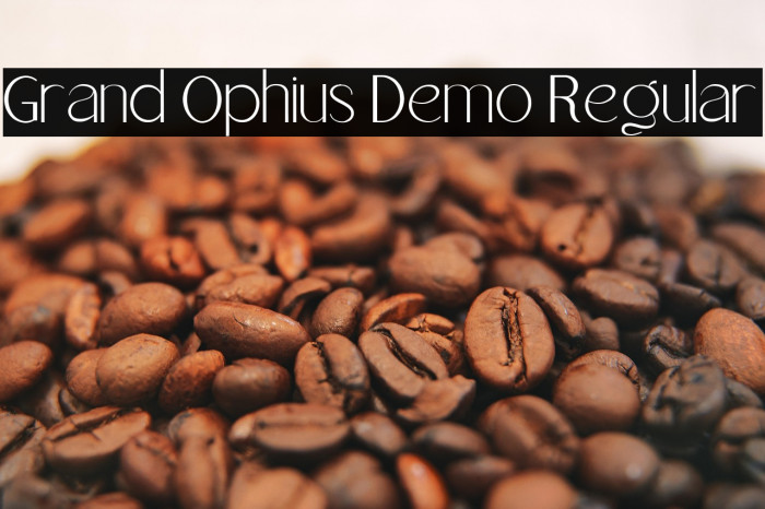 Grand Ophius Demo Regular Example 1