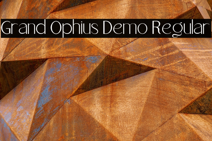 Grand Ophius Demo Regular Example 2