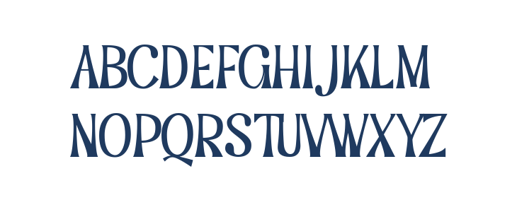 Grand Paradiso Uppercase