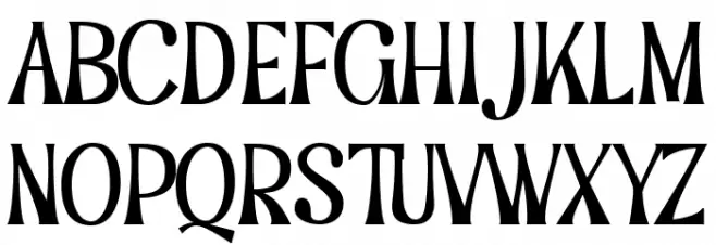 Grand Paradiso 字体 大写