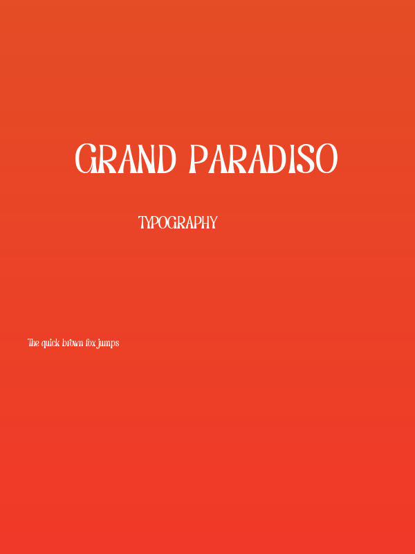 Grand Paradiso Poster
