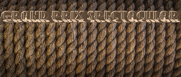 Grand Prix Spectacular Font examples