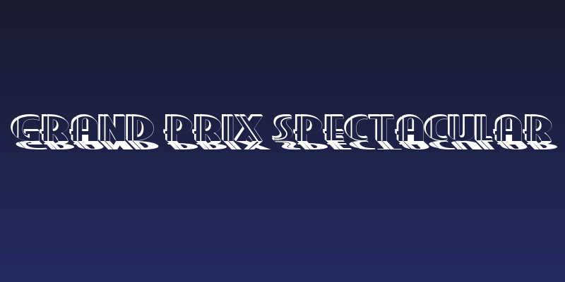 Grand Prix Spectacular Social Header