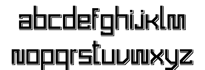 Grand Quatre Regular Font LOWERCASE