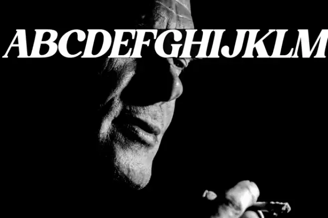 Grand Royal Italic Font examples