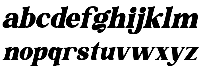 Grand Royal Italic Font LOWERCASE