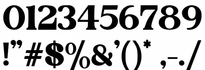 Grand Royal Font OTHER CHARS