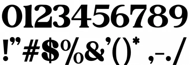 Grand Royal Font OTHER CHARS