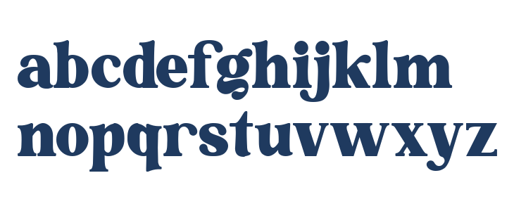 Grand Royal Lowercase