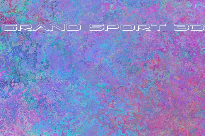 Grand Sport 3D Example 2