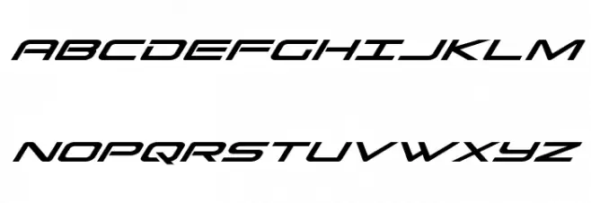 Grand Sport Condensed Italic フォント 大文字
