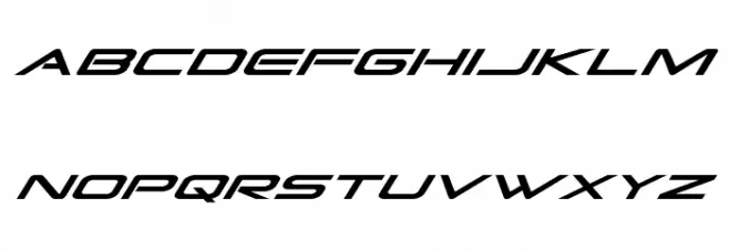Grand Sport Condensed Italic Fuentes MINÚSCULAS