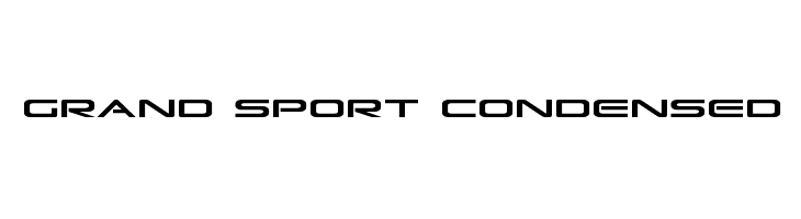 Grand Sport Condensed Font
