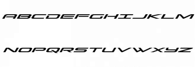 Grand Sport Expanded Italic Fonte MAIÚSCULAS