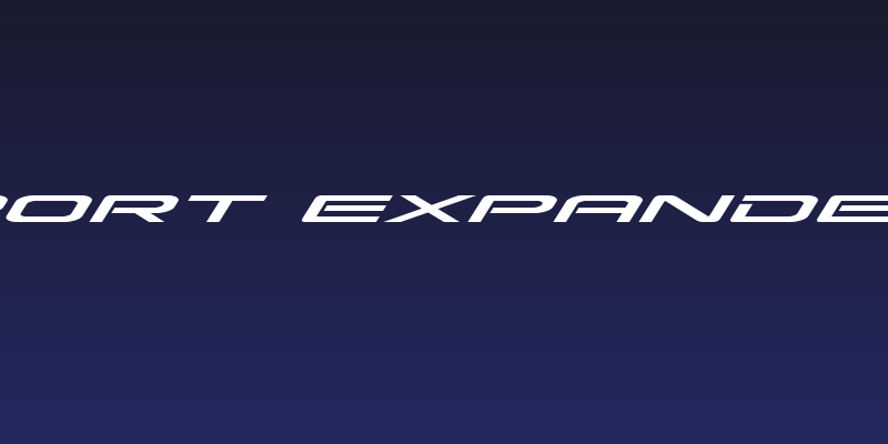 Grand Sport Expanded Italic Social Header