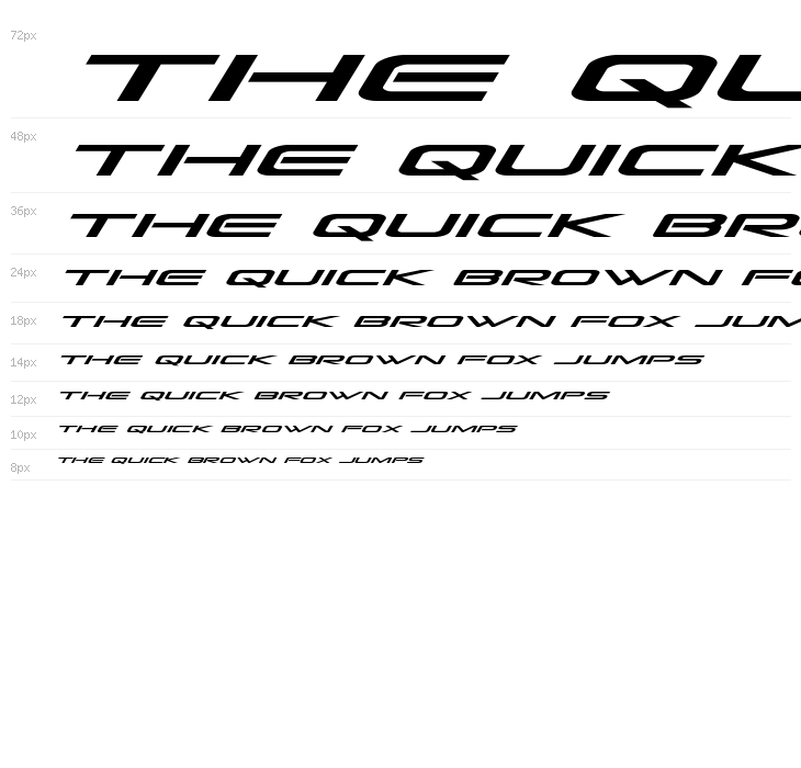 Grand Sport Expanded Italic Waterfall