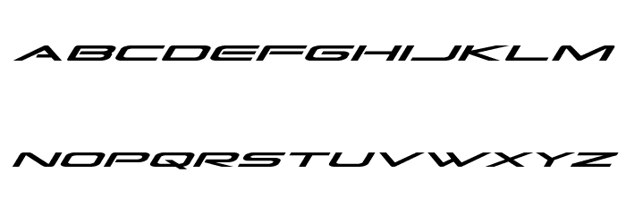 Grand Sport Expanded Italic Font LOWERCASE