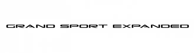 Grand Sport Expanded  Frei Schriftart Herunterladen