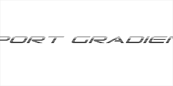 Grand Sport Gradient Italic Logo