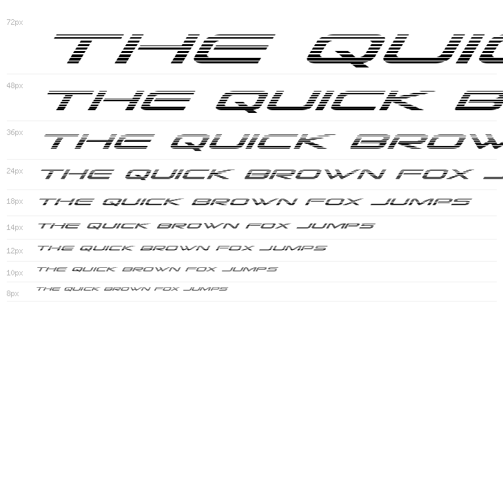 Grand Sport Gradient Italic Waterfall