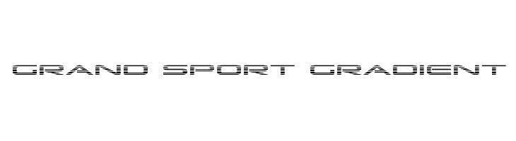 Grand Sport Gradient  font caratteri gratis