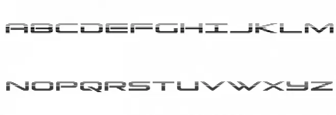 Grand Sport Gradient Font Litere mari