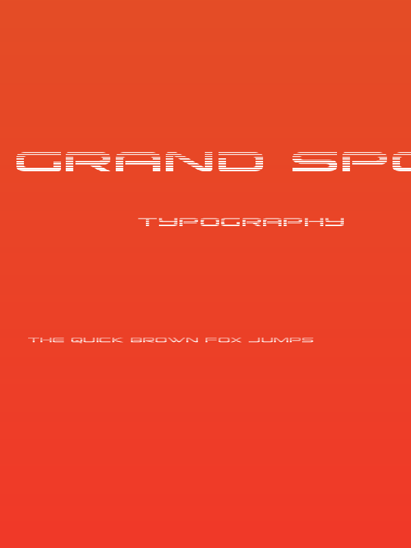 Grand Sport Gradient Poster