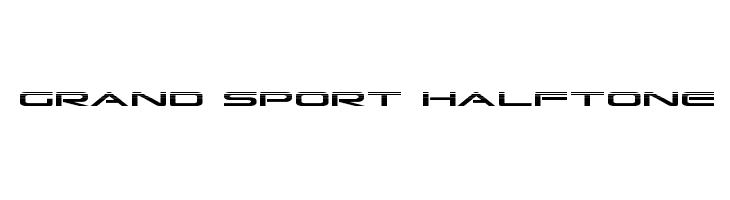 Grand Sport Halftone  नि: शुल्क फ़ॉन्ट्स डाउनलोड