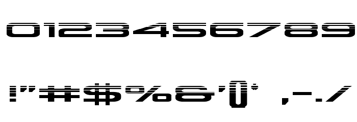Grand Sport Halftone Font OTHER CHARS