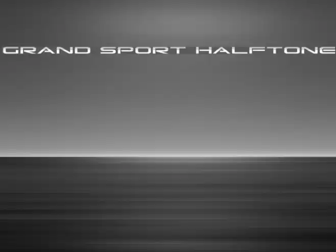 Grand Sport Halftone Font examples