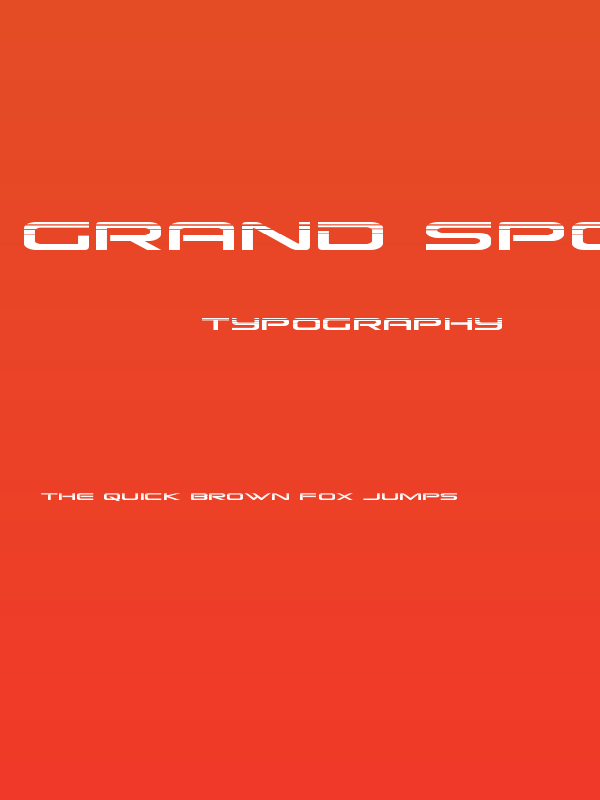 Grand Sport Halftone Poster