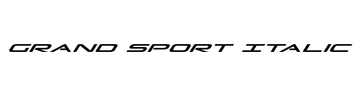 Grand Sport Italic  नि: शुल्क फ़ॉन्ट्स डाउनलोड