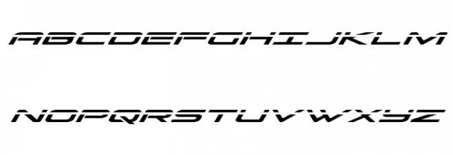 Grand Sport Laser Italic 字体 大写