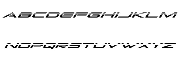 Grand Sport Laser Italic Font LOWERCASE