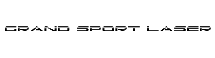 Grand Sport Laser  font caratteri gratis