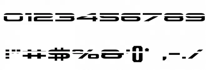 Grand Sport Laser Font OTHER CHARS