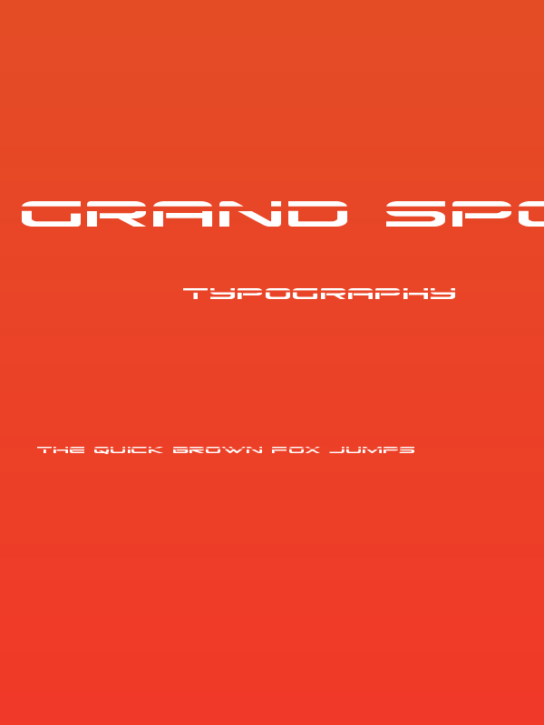 Grand Sport Laser Poster