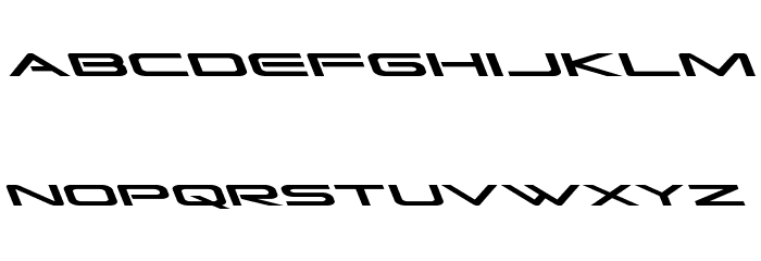 Grand Sport Leftalic Font LOWERCASE