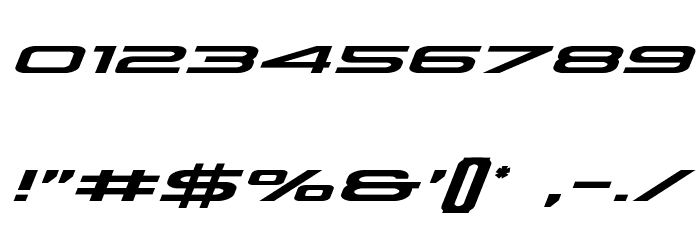 Grand Sport Semi-Italic Font Alte caractere