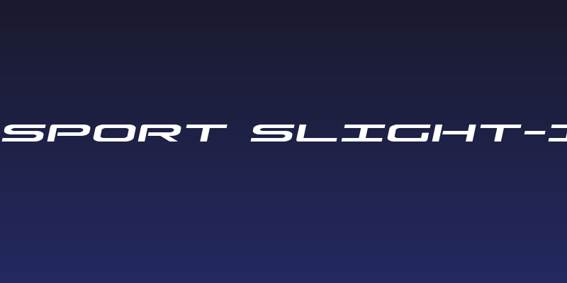 Grand Sport Slight-Italic Social Header