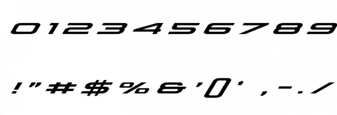 Grand Sport Title Italic Font OTHER CHARS