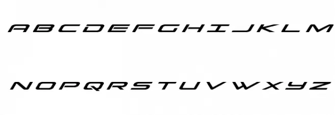 Grand Sport Title Italic フォント 大文字
